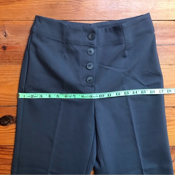 Loft High Waist Navy Sailor Pants, EUC, 0 - Picture 7 of 13